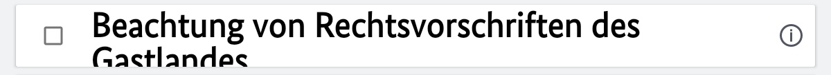 Bildschirmausschnitt eines Listenfelds, die vergr&ouml;&szlig;erte zweizeilige Schrift wird unten deutlich abgeschitten