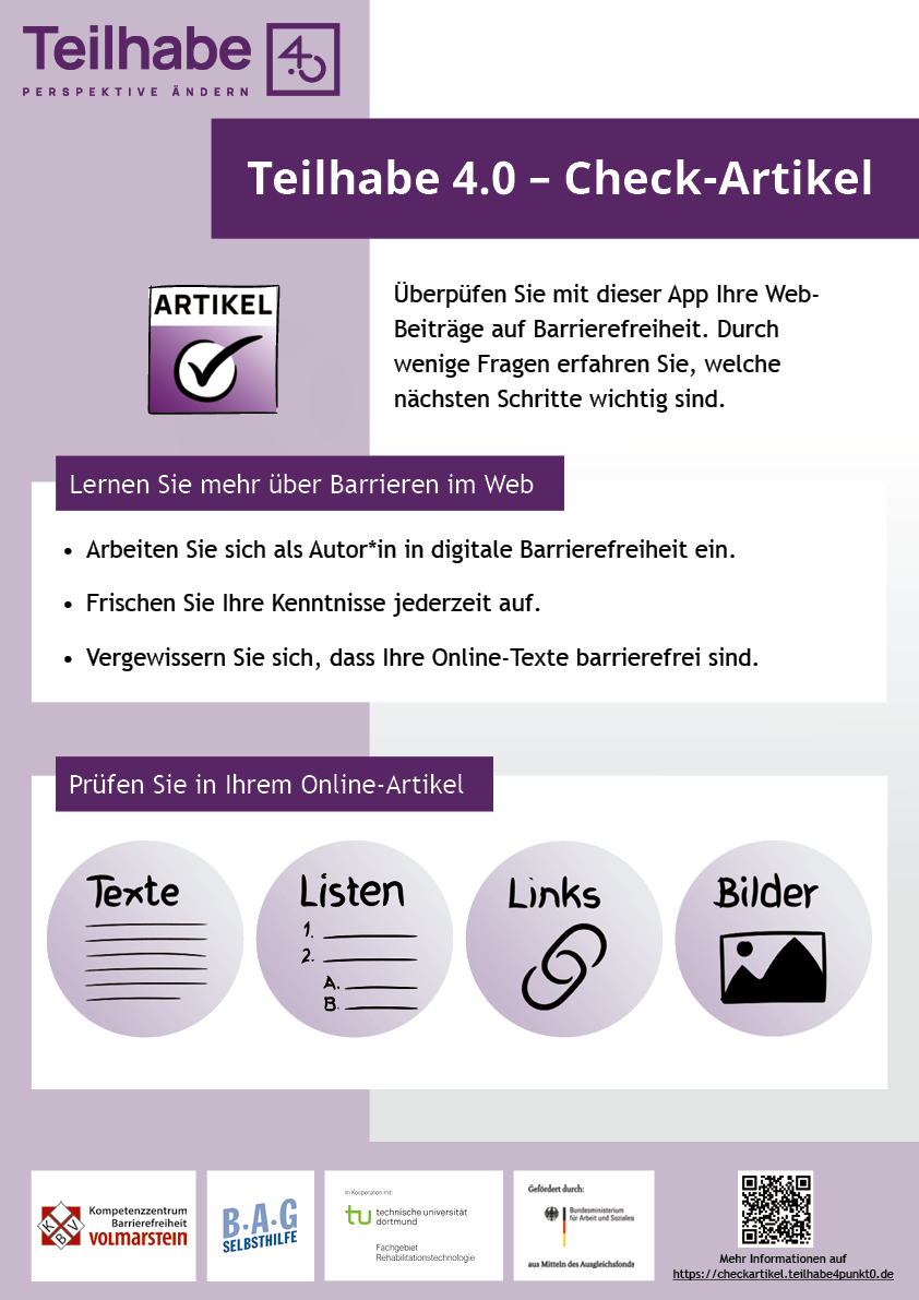 Vorschau auf das Poster im Teilhabe 4.0-Design mit Link zur Vergrößerung.