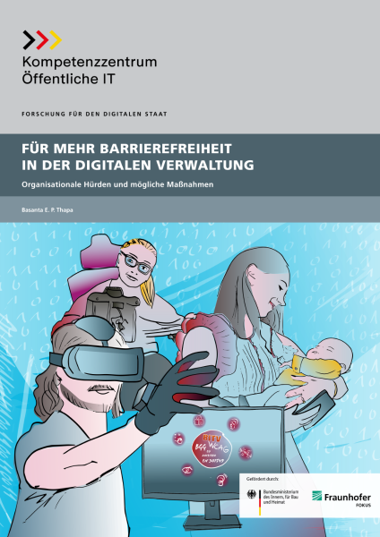 Cover der Kurzstudie F&uuml;r mehr Barrierefreiheit in der digitalen Verwaltung