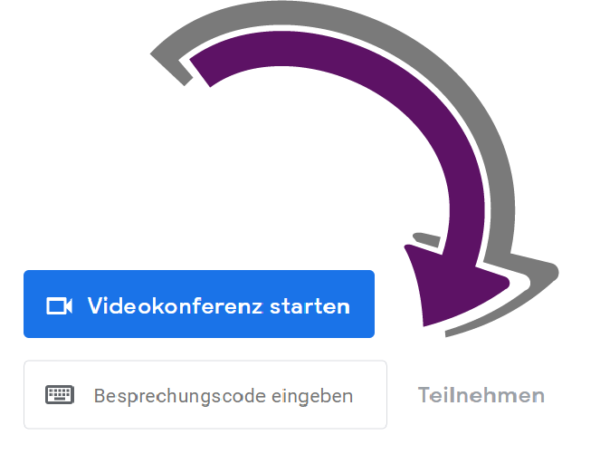 Bildschirmausschnitt mit drei Schaltfl&auml;chen