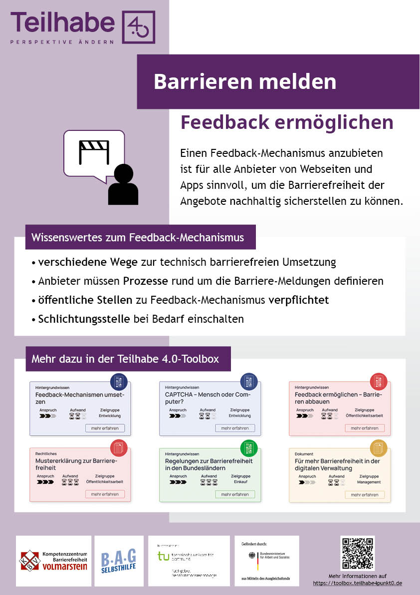 Vorschau auf das Poster im Teilhabe 4.0-Design mit Link zur Vergrößerung.