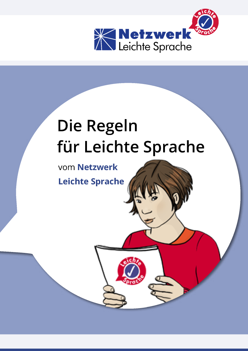 Cover des PDF-Dokuments Die Regeln f&uuml;r Leichte Sprache vom Netzwerk Leichte Sprache.